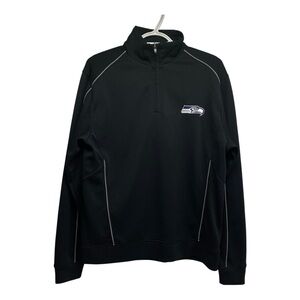 Seattle Seahawks Cutter & Buck drytec Generation Quarter-Zip Pullover